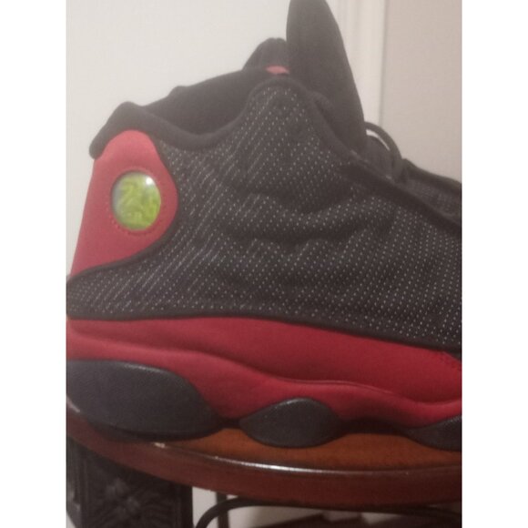 Men's Nike Air Jordan 13 Retro Bred 2017 Size 9.5 41457-004 Black Red - Picture 5 of 15